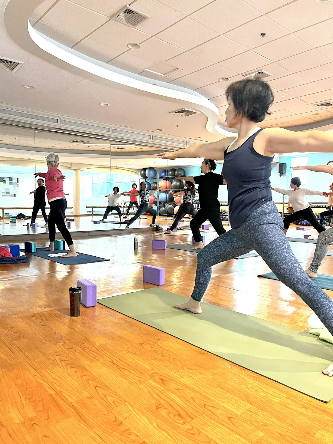 Yoga and Pilates classes at CGI