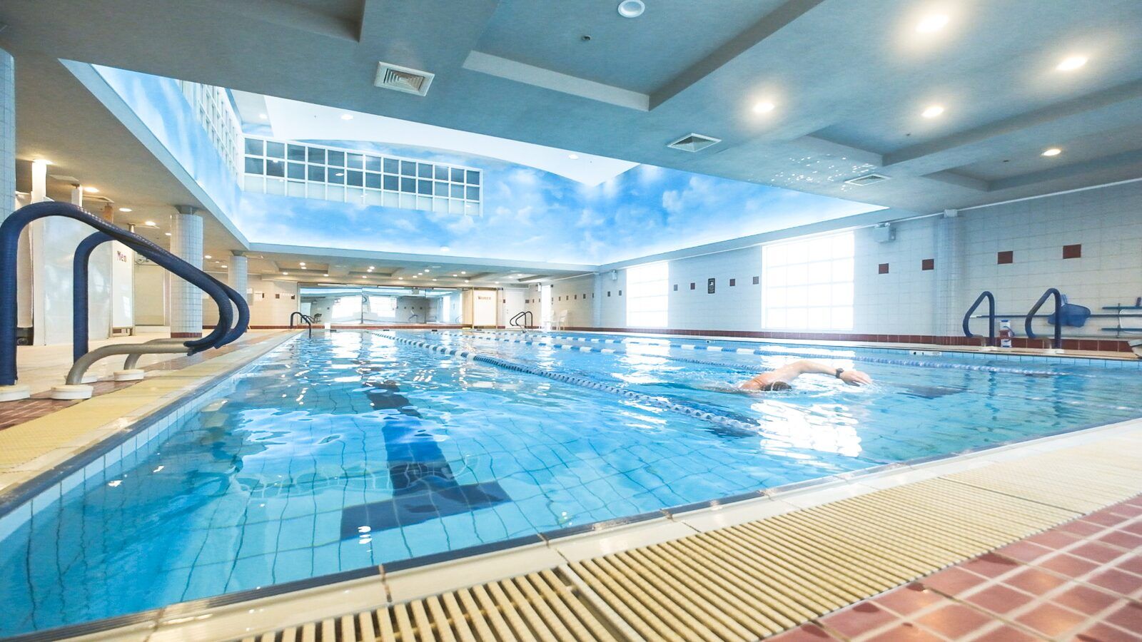 Semi-private swim lesson for two swimmers at CGI